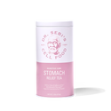 Dr. Sebi's Digestive Care Stomach Relief Tea in pink cylindrical packaging with net weight 1.32oz displayed against white ...
