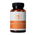 Dr. Sebi's Bromide Plus Capsules bottle with orange label for immunity boost and respiratory support.