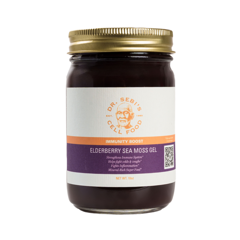 Dr. Sebi Elderberry Sea Moss Gel – Dr. Sebi's Cell Food