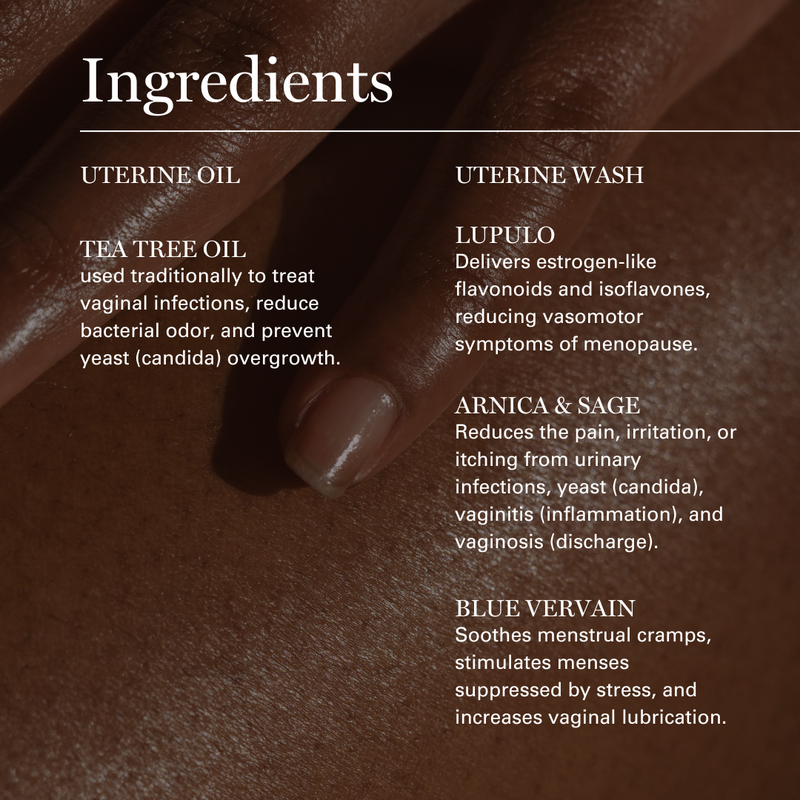 Uterine Wash & Oil