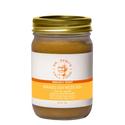 Dr. Sebi's Mango Sea Moss Gel in 10oz glass jar with gold lid, immunity boost supplement.