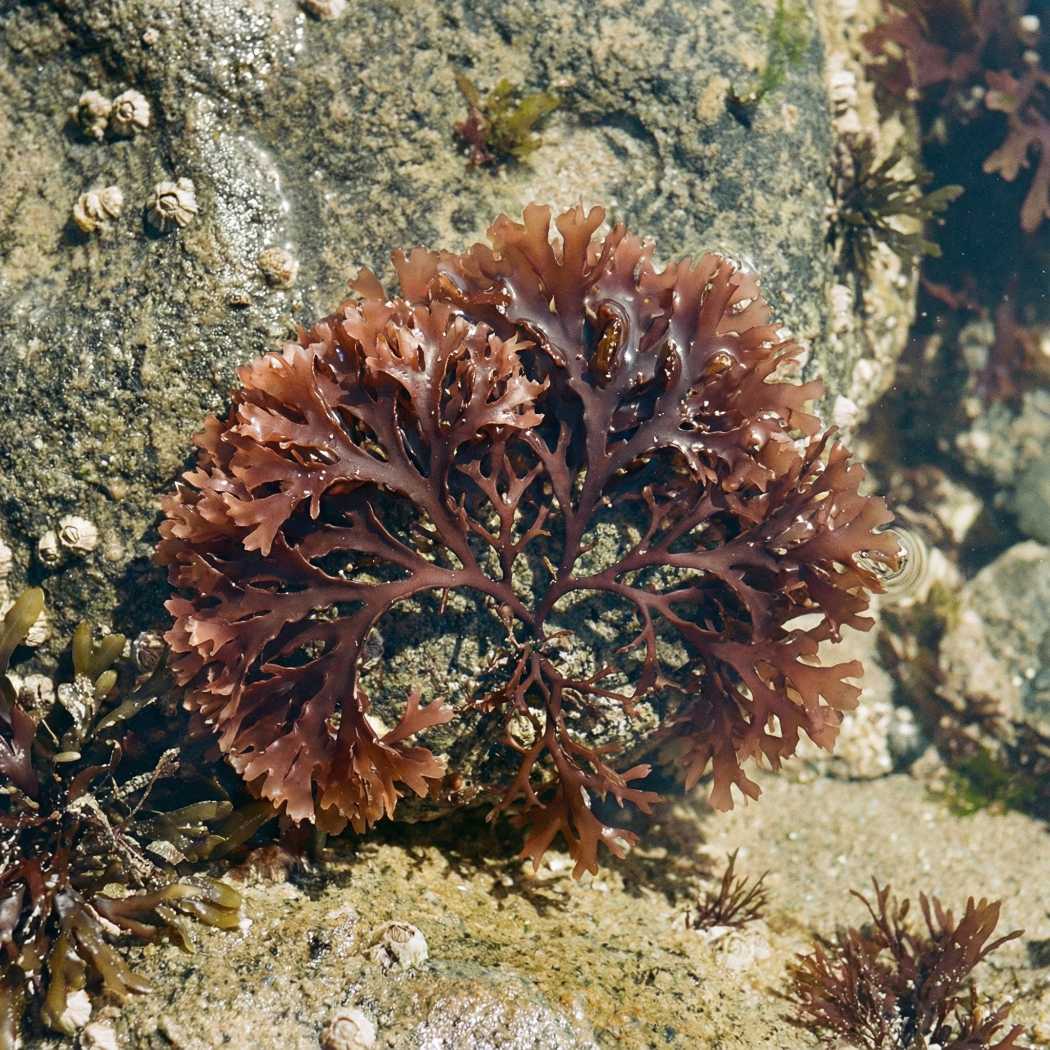 Sea moss (Irish moss), a mineral-rich sea vegetable central to Dr. Sebi's nutrition